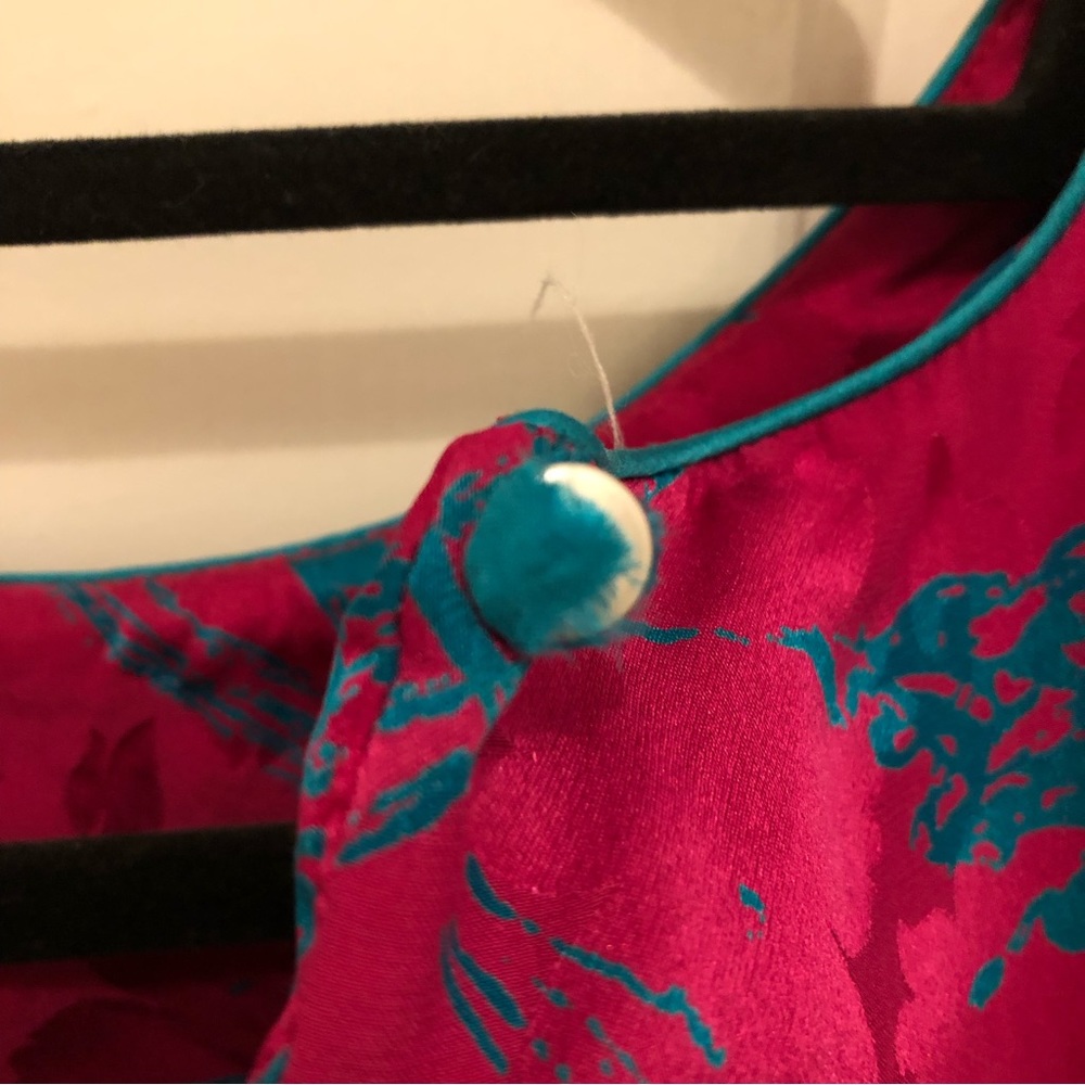Vintage Flora Kung II Silk Dress - Picture 4 of 5